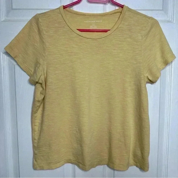 American Eagle Outfitters T-Shirt  Yellow Size Large - Picture 1 of 16
